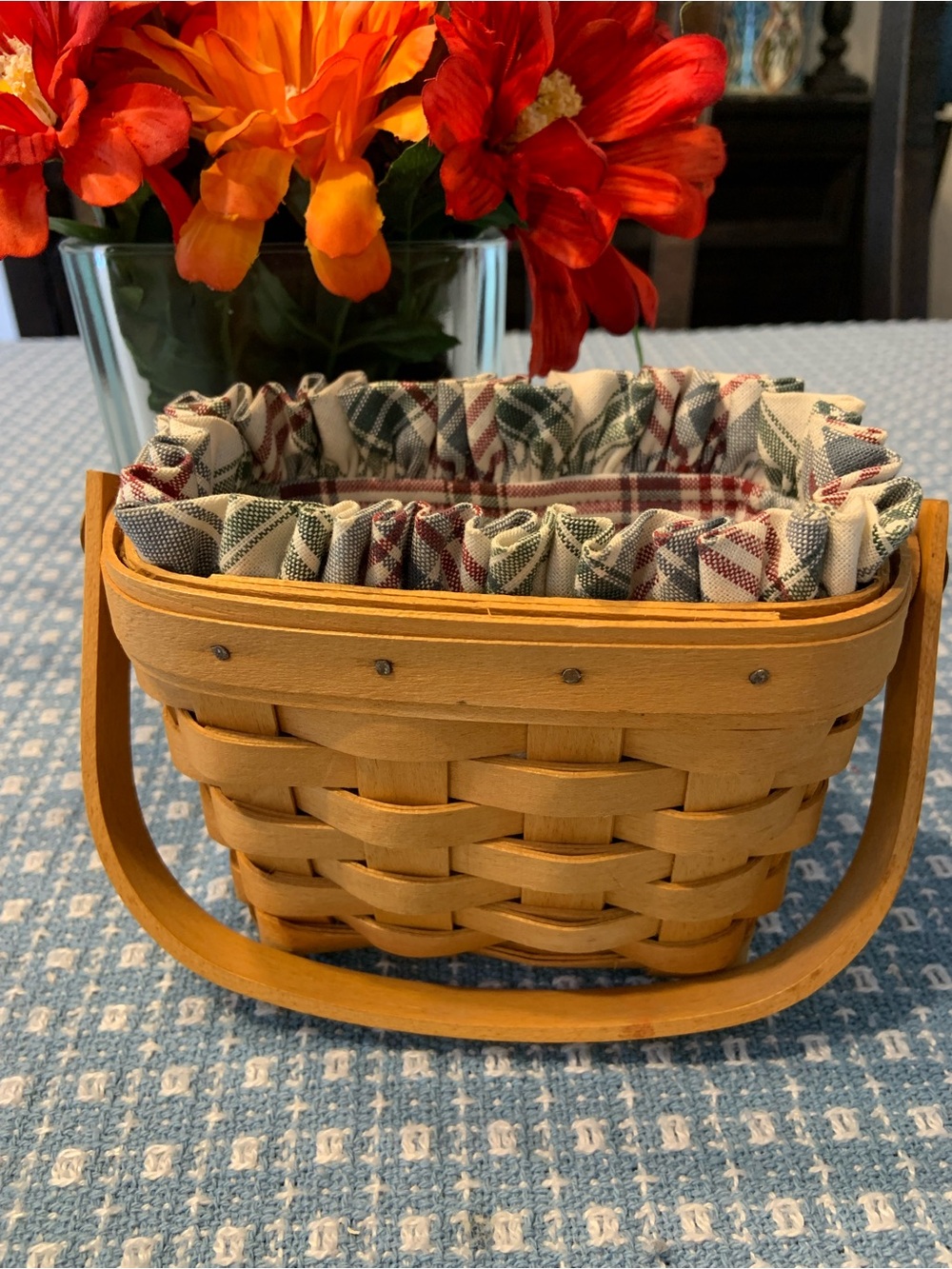 Longaberger American Cancer Society Basket with Liner